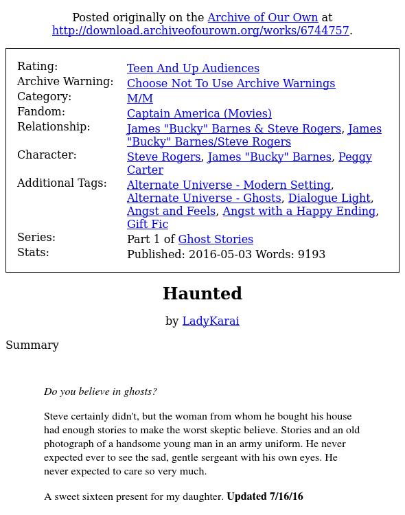 Haunted