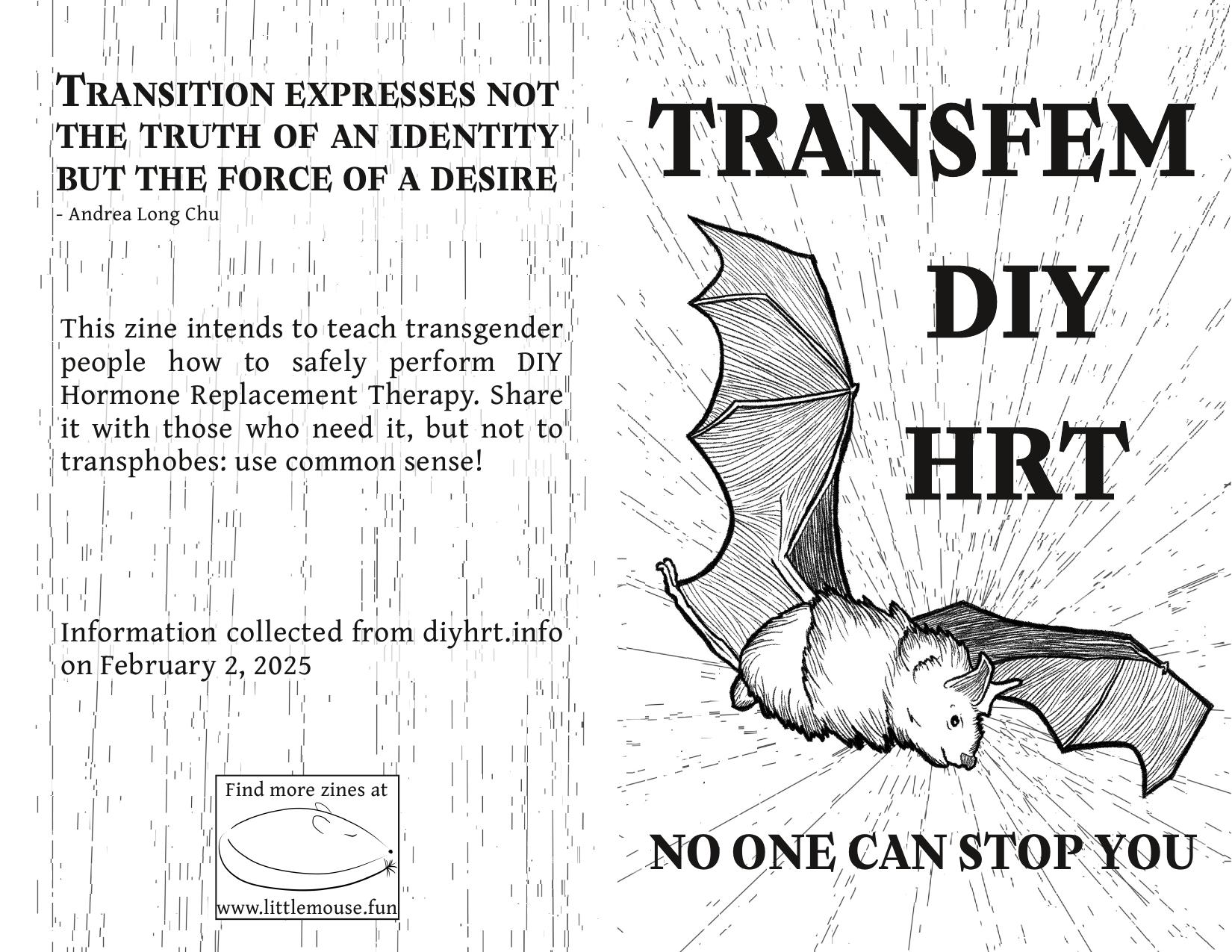 Transfem DIY HRT