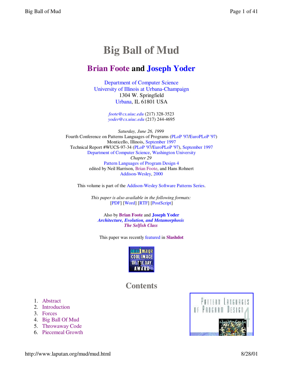 Big Ball of Mud